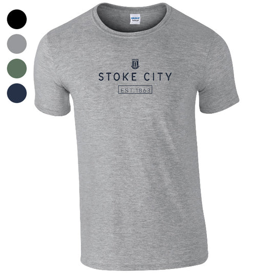 Stoke City FC Minimal T-Shirt