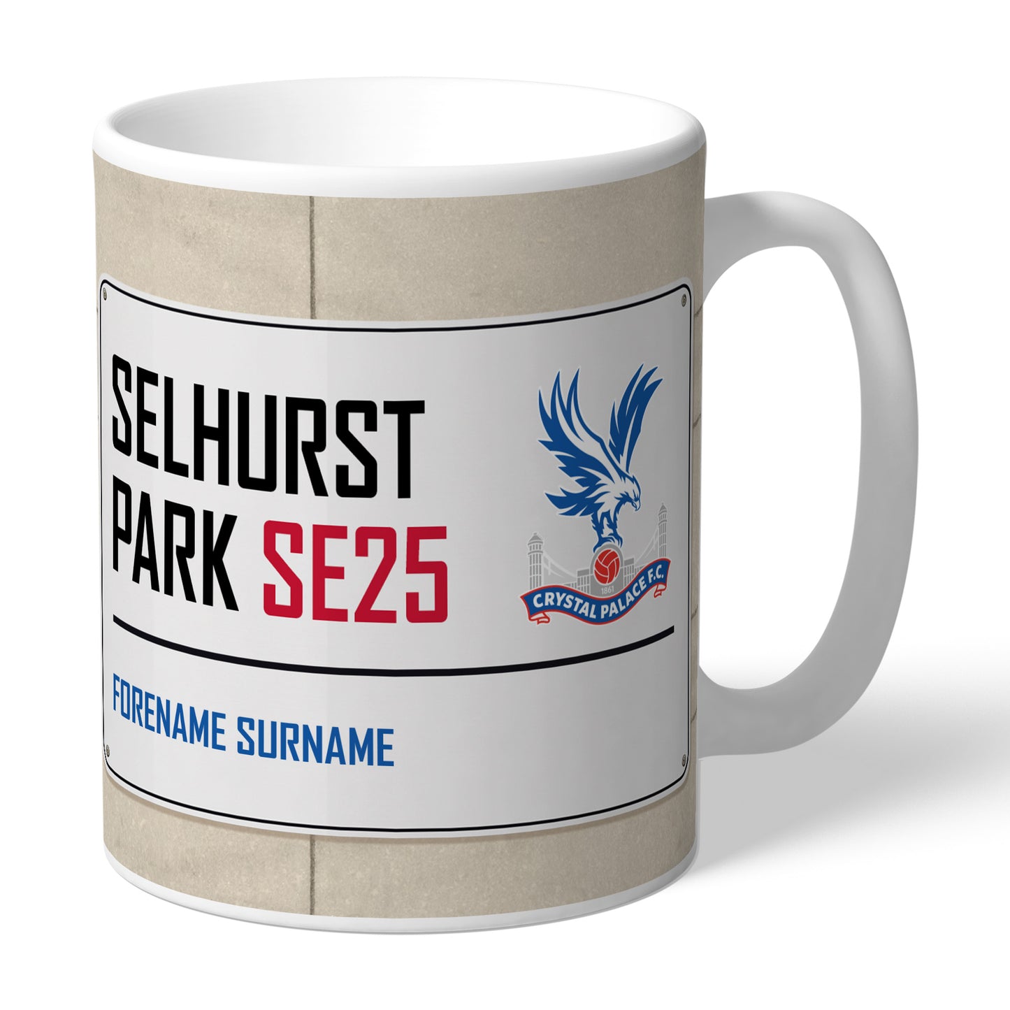 Crystal Palace FC Street Sign Mug