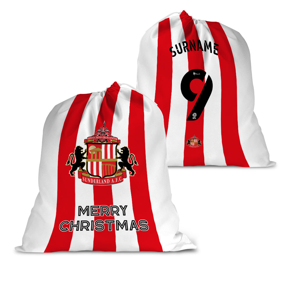 Sunderland AFC Back of Shirt Santa Sack