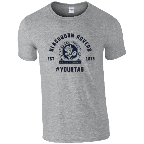 Blackburn Rovers FC Vintage Hashtag T-Shirt