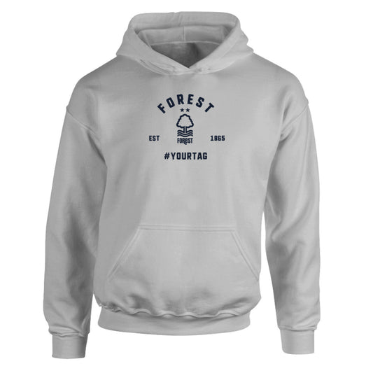 Nottingham Forest FC Vintage Hashtag Hoodie