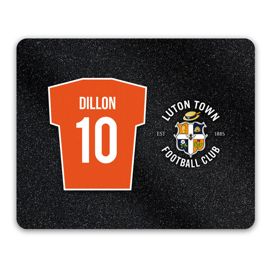 Luton Town FC Back of Shirt Mouse Mat