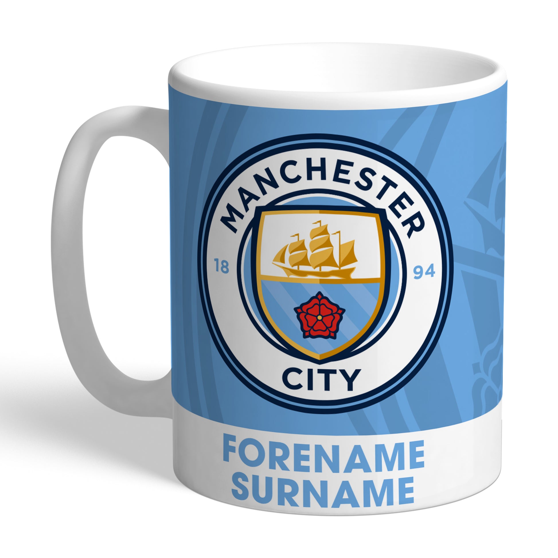 Manchester City FC Bold Crest Mug