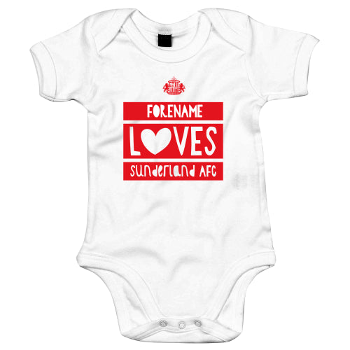 Sunderland AFC Loves Baby Bodysuit