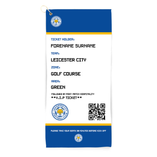 Leicester City FC Ticket Golf Towel