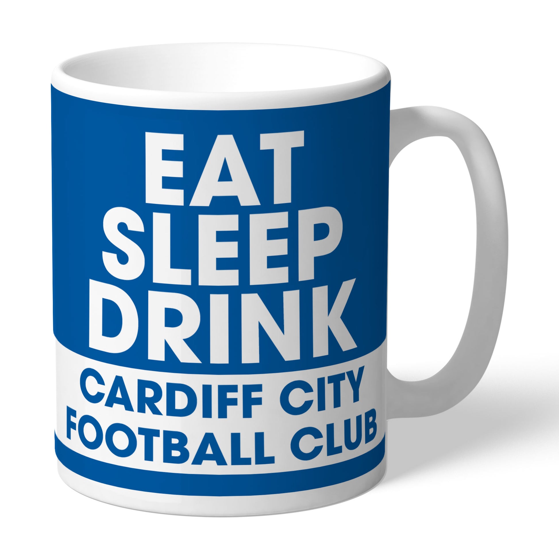 Cardiff City FC Eat Sleep Drink Mug