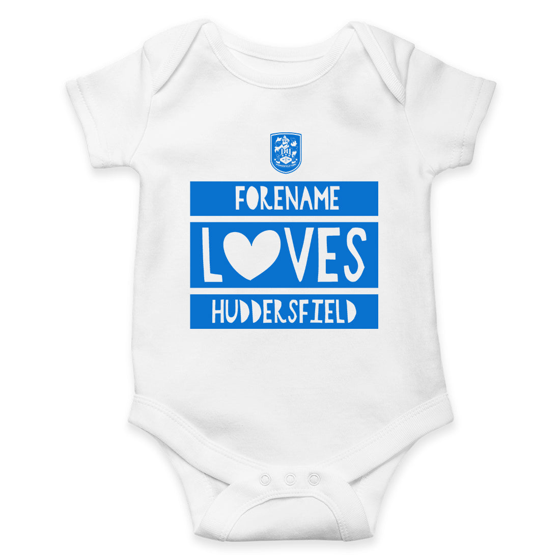 Huddersfield Town AFC Loves Baby Bodysuit