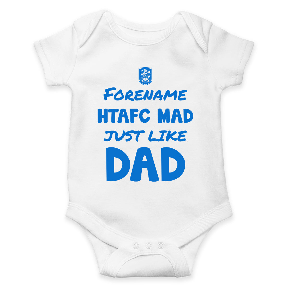 Huddersfield Town AFC Mad Like Dad Baby Bodysuit