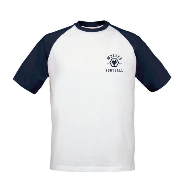 Wolves Vintage Badge Baseball T-Shirt