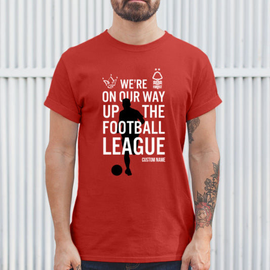  Nottingham Forest Up The Football League Men's T-Shirt - Red