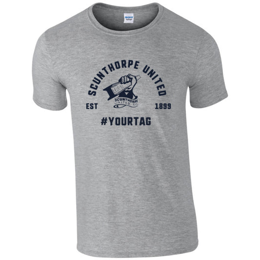 Scunthorpe United FC Vintage Hashtag T-Shirt