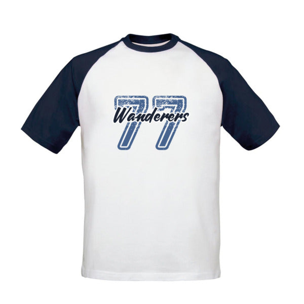 Bolton Wanderers FC Varsity Number Baseball T-Shirt