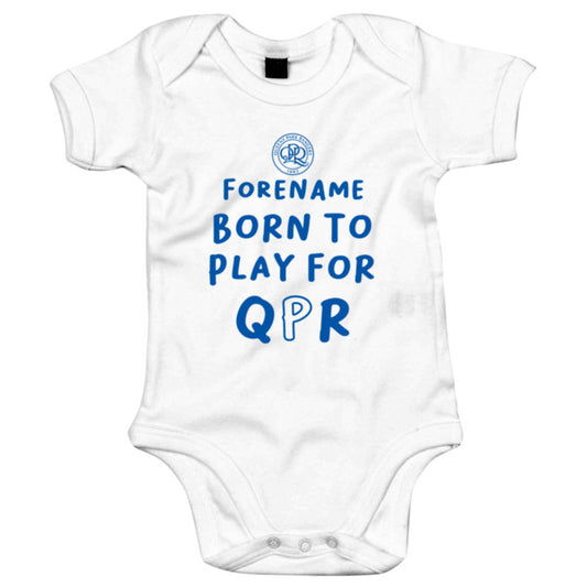 Queens Park Rangers FC Born to Play Baby Bodysuit