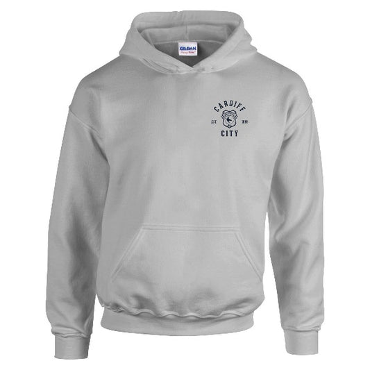 Cardiff City FC Vintage Badge Hoodie