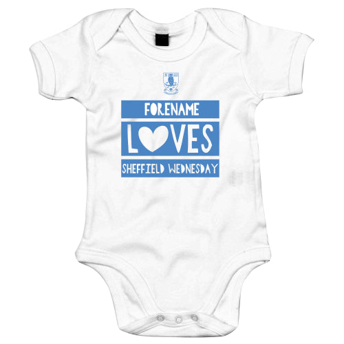 Sheffield Wednesday FC Loves Baby Bodysuit