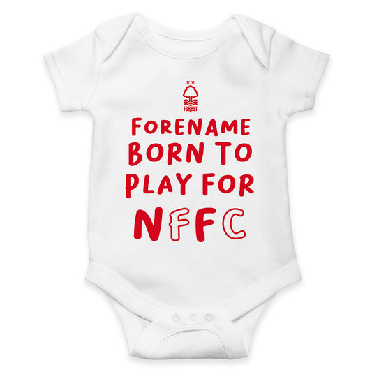 Nottingham Forest FC Born to Play Baby Bodysuit