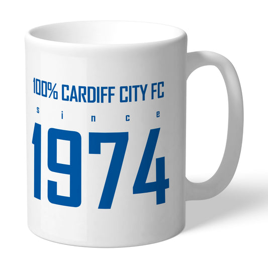 Cardiff City FC 100 Percent Mug