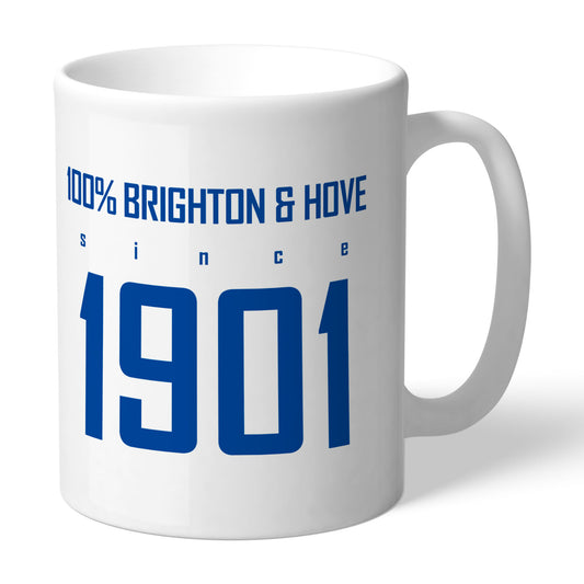 Brighton & Hove Albion FC 100 Percent Mug